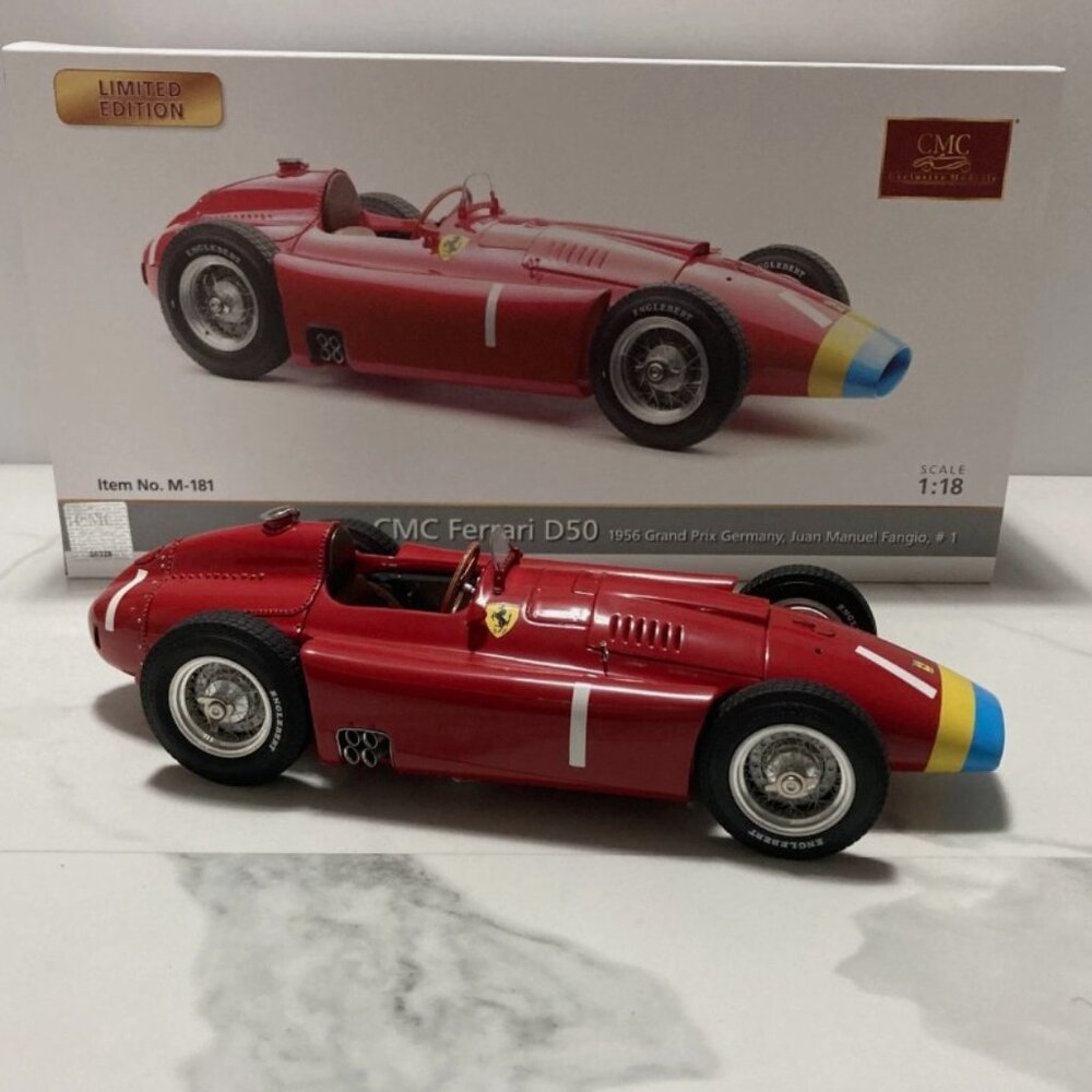 Unopened*** Car Collector 1/18 CMC 1956 Formula 1 Ferrari D50 Mint Condition